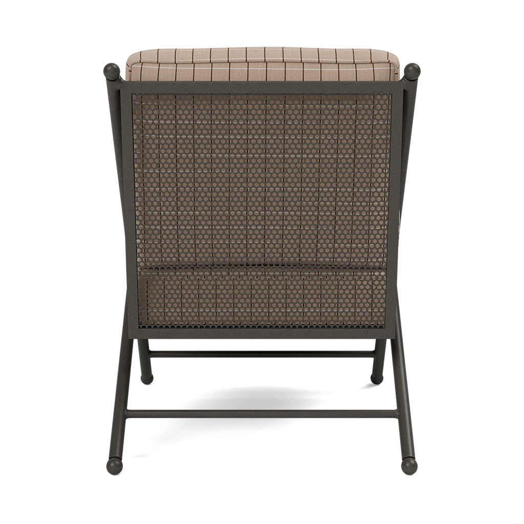 Balta XL Lounge Chair Clyde Beige Plaid High-Performance Fabric