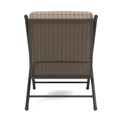 Balta XL Lounge Chair Clyde Beige Plaid High-Performance Fabric