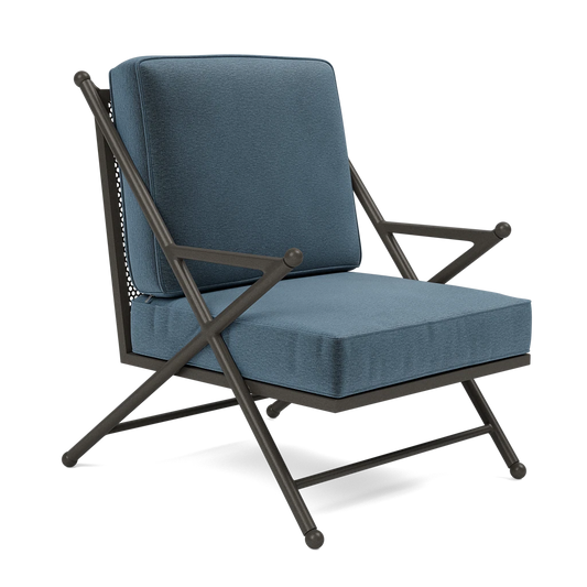 Balta XL Lounge Chair Havel Ocean Outdoor Performance Velvet