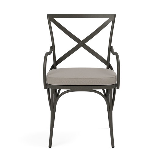 Beverly Patio Chair - Alsek Stone High-Performance Fabric