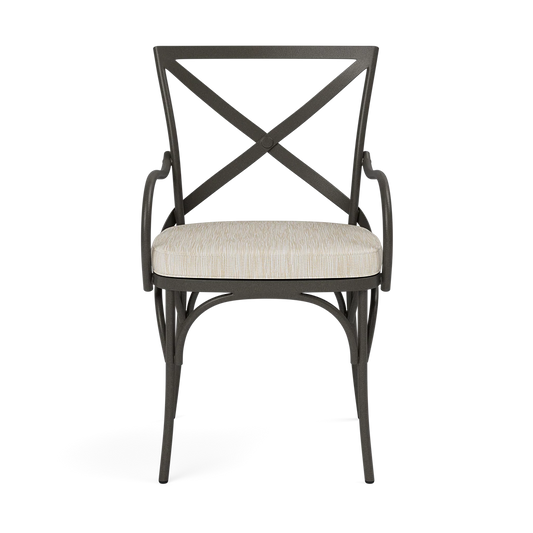 Beverly Patio Chair - Danube Beige Mix High-Performance Fabric