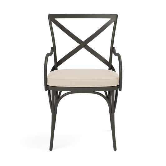 Beverly Patio Chair - Alsek Ivory High-Performance Fabric