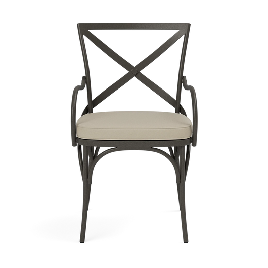 Beverly Patio Chair - Garonne Sand Marine Leather