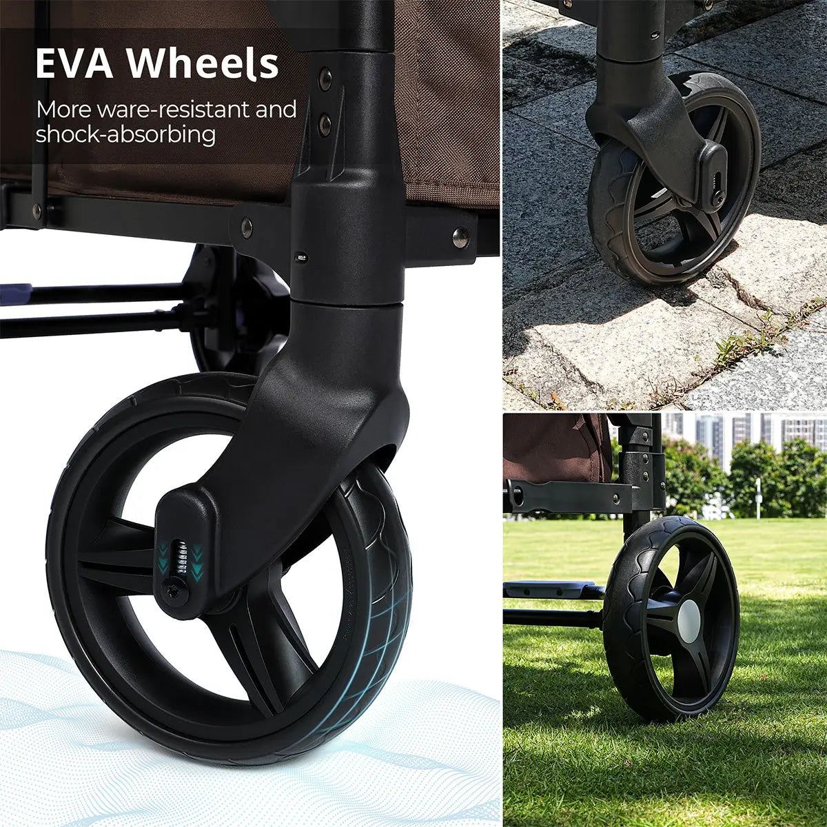 Momfann Stroller Wagon for Kids – 2-Seater All-Terrain Baby Wagon