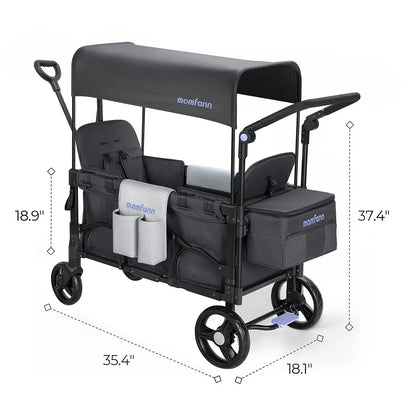 Momfann Stroller Wagon for Kids – 2-Seater All-Terrain Baby Wagon