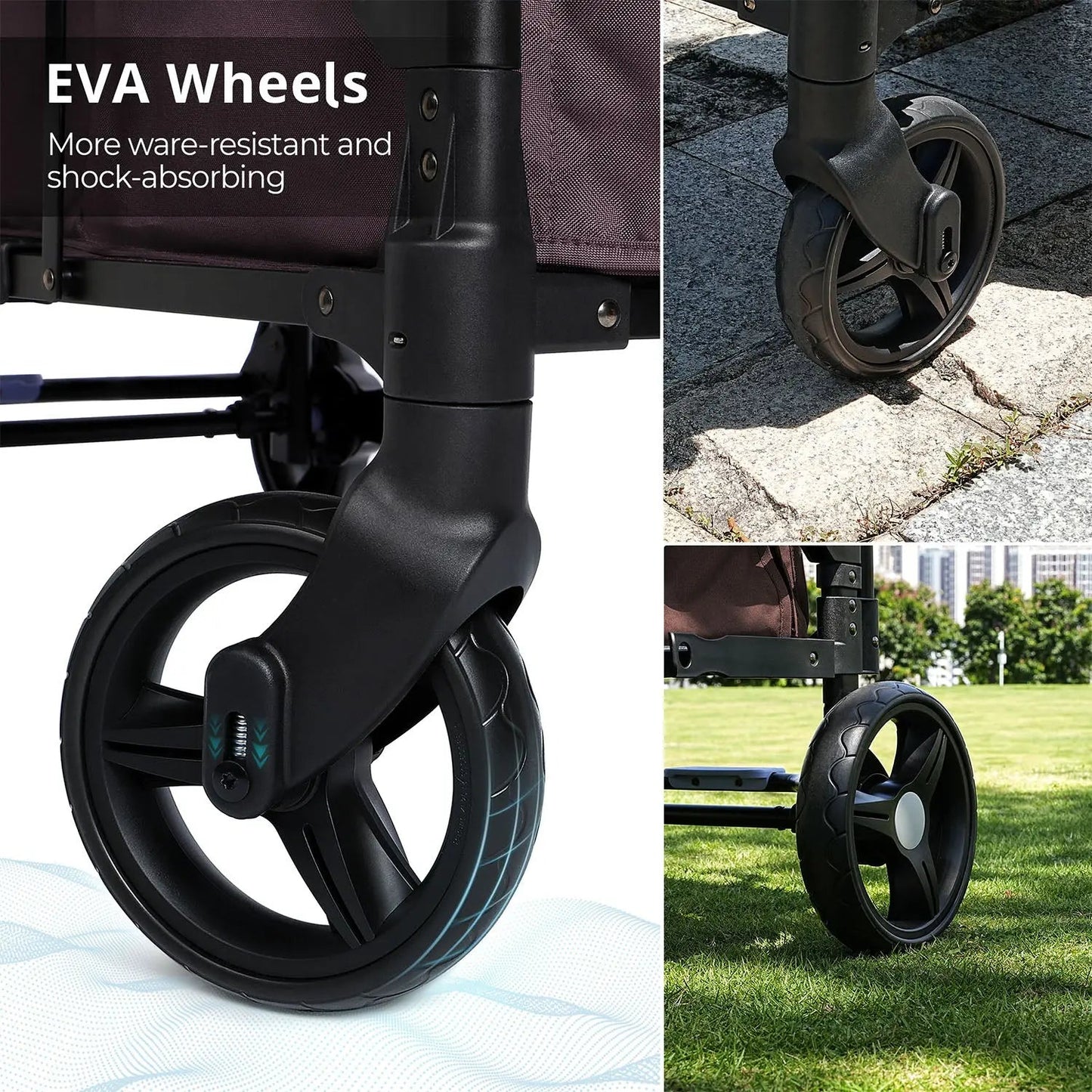 Momfann Stroller Wagon for Kids – 2-Seater All-Terrain Baby Wagon