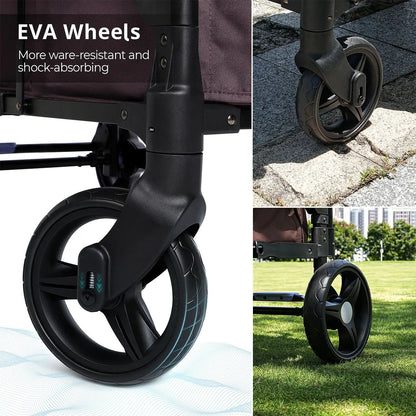 Momfann Stroller Wagon for Kids – 2-Seater All-Terrain Baby Wagon