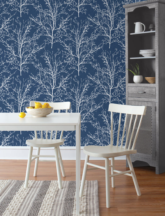 Tree Branches Peel and Stick Removable Wallpaper