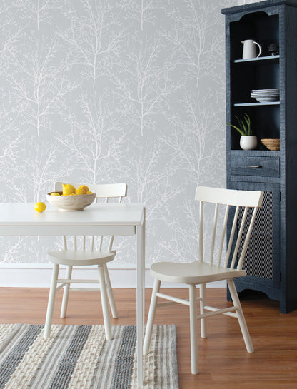 Tree Branches Peel and Stick Removable Wallpaper