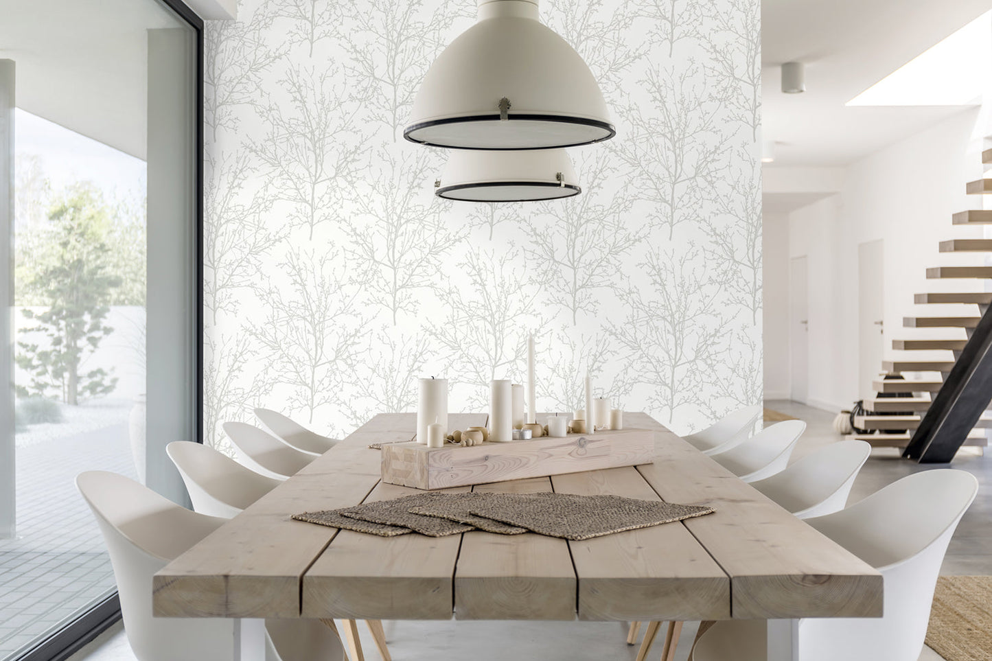 Tree Branches Peel and Stick Removable Wallpaper