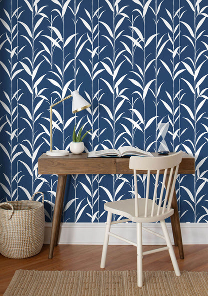 Bamboo Leaf Peel and Stick Removable Wallpaper