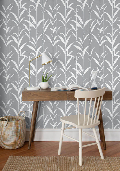 Bamboo Leaf Peel and Stick Removable Wallpaper