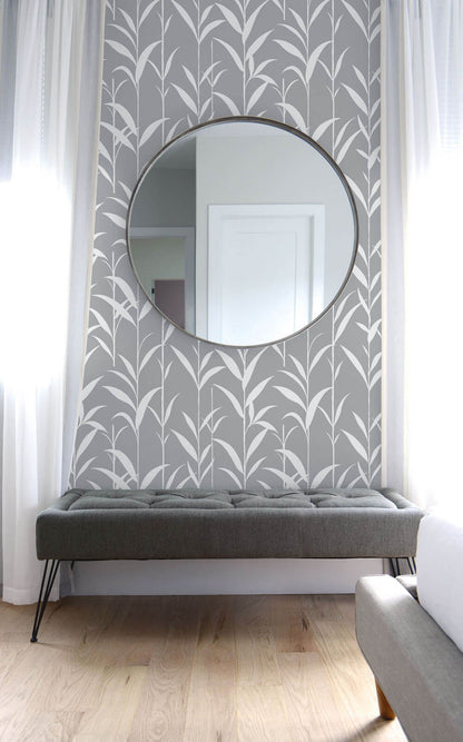 Bamboo Leaf Peel and Stick Removable Wallpaper