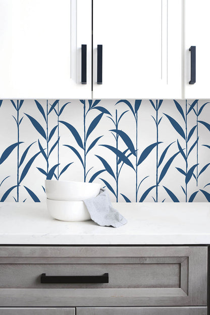Bamboo Leaf Peel and Stick Removable Wallpaper