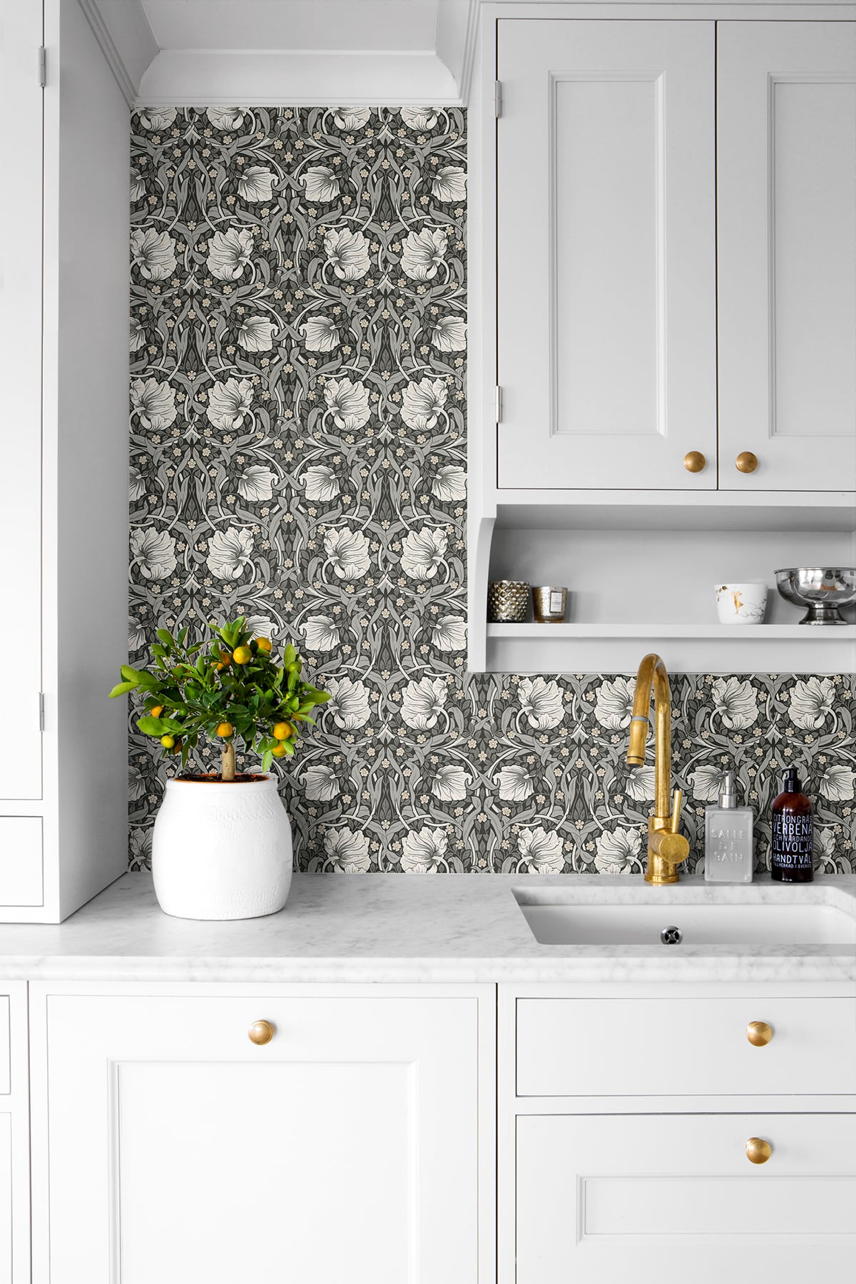 Primrose Floral Peel and Stick Removable Wallpaper