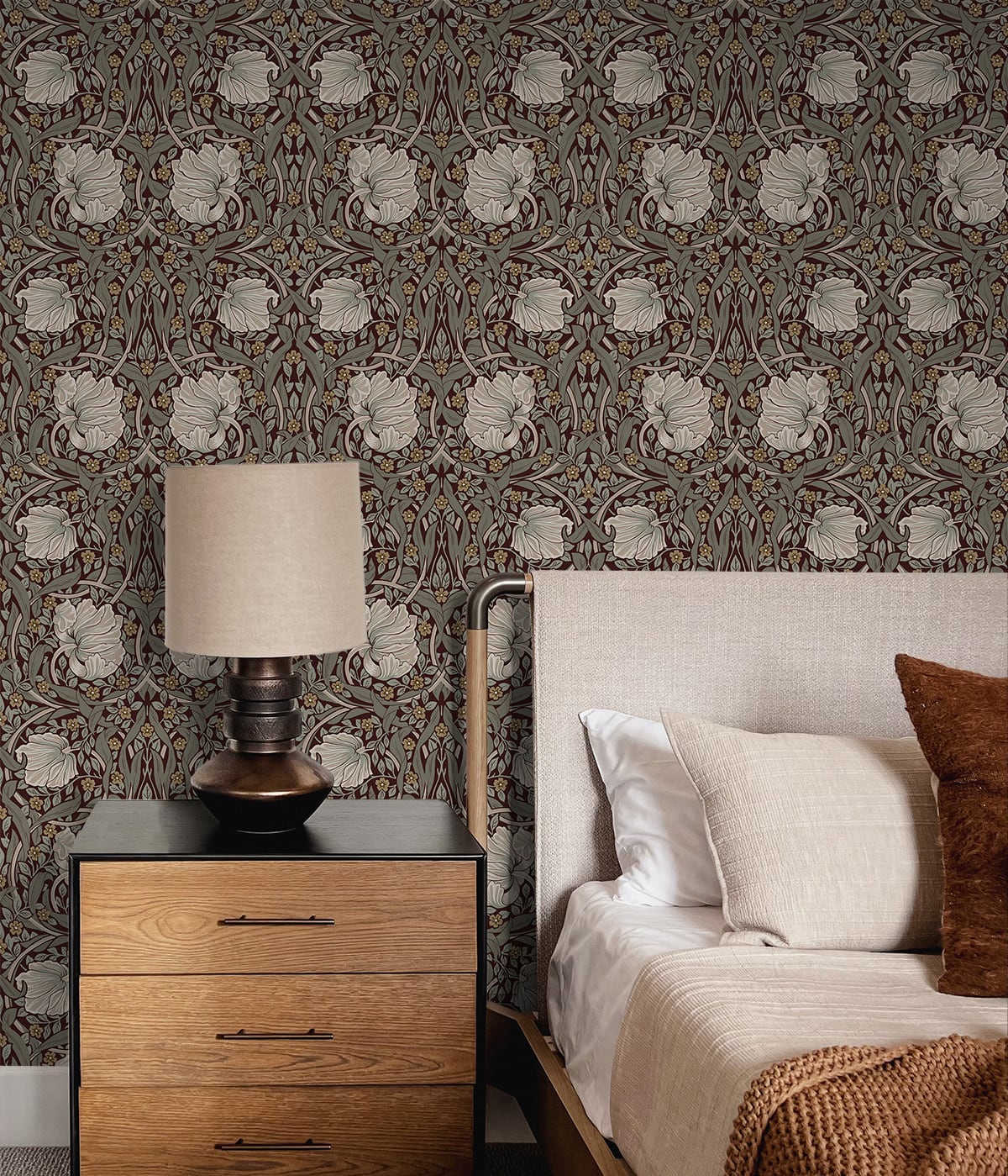 Primrose Floral Peel and Stick Removable Wallpaper