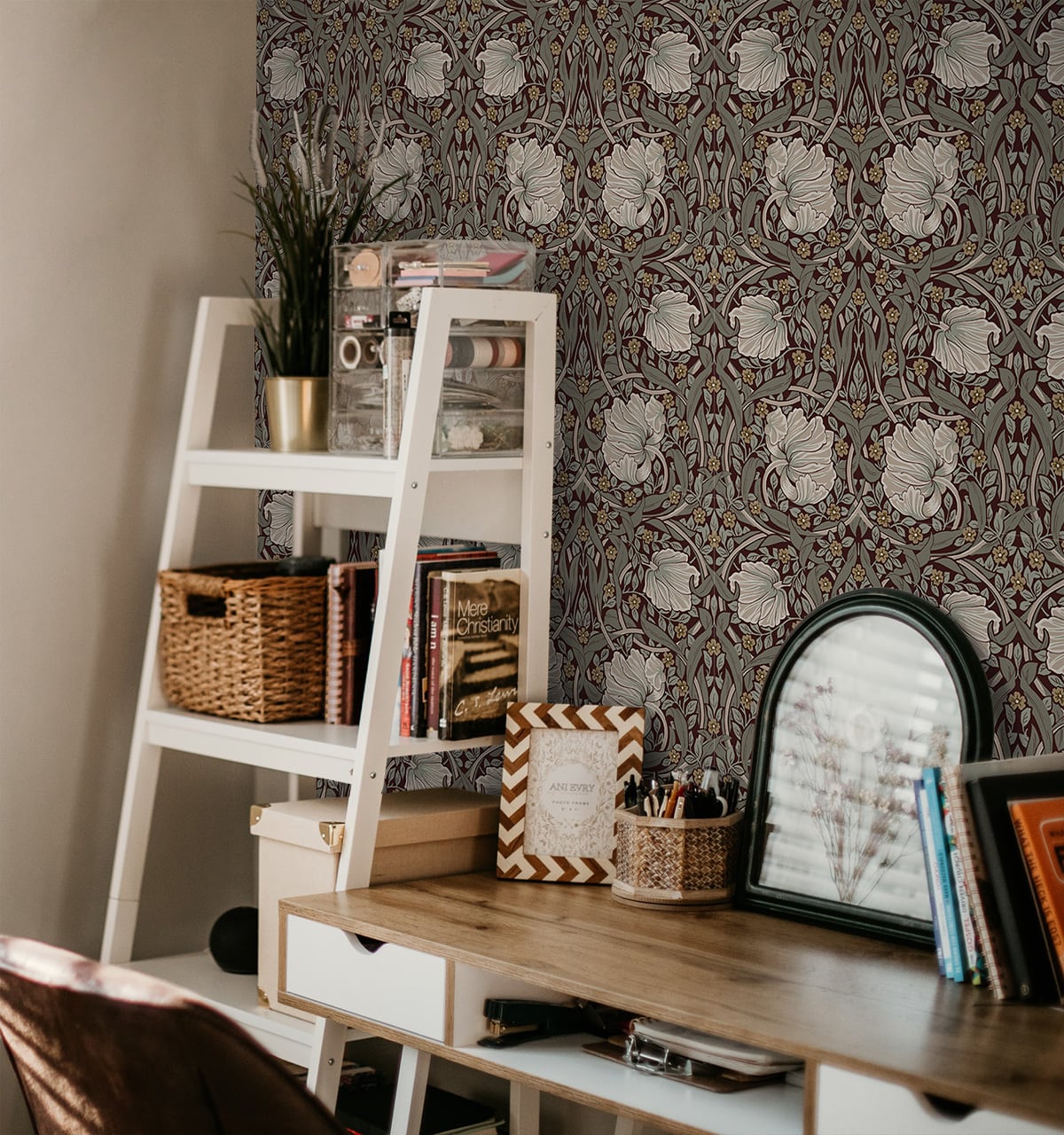 Primrose Floral Peel and Stick Removable Wallpaper