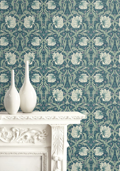Primrose Floral Peel and Stick Removable Wallpaper