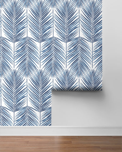 Paradise Palms Premium Screen Printed Peel and Stick Removable Wallpaper