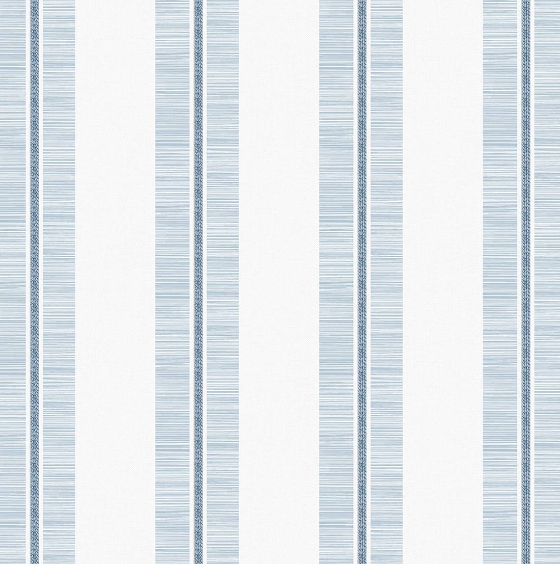 Beach Towel Stripe Premium Screen Printed Peel and Stick Removable Wallpaper