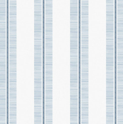 Beach Towel Stripe Premium Screen Printed Peel and Stick Removable Wallpaper