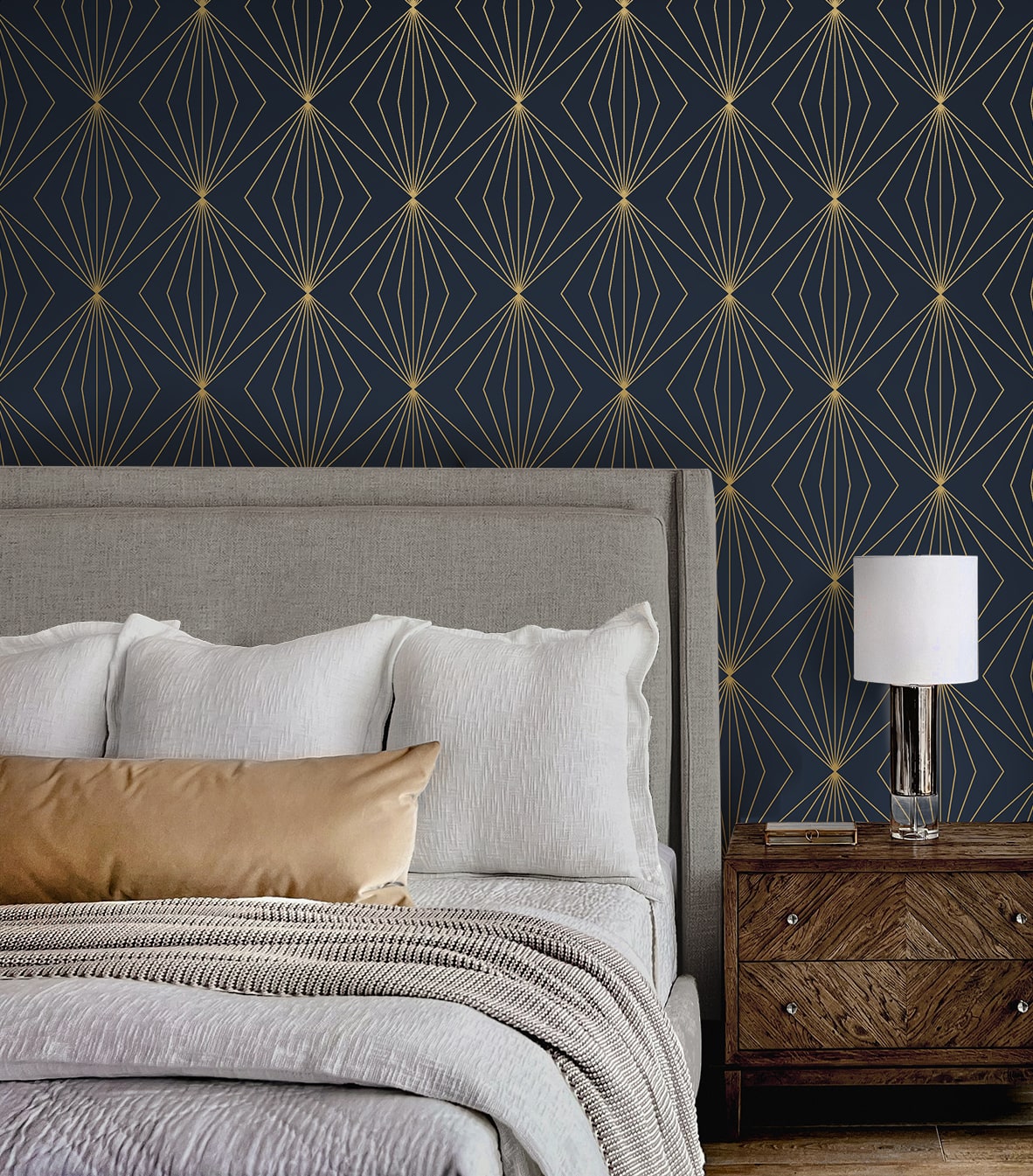 Gem Geometric Premium Peel and Stick Removable Wallpaper