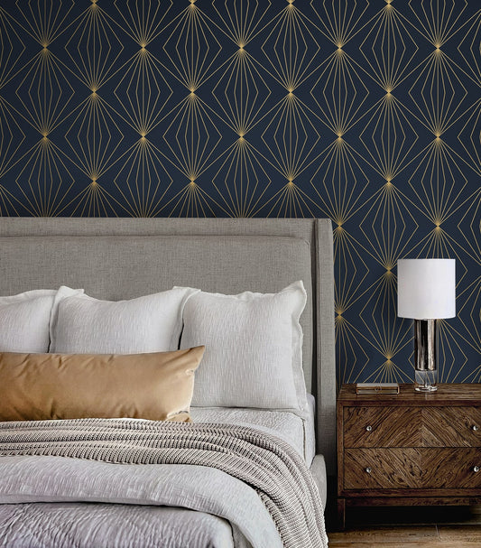 Gem Geometric Premium Peel and Stick Removable Wallpaper