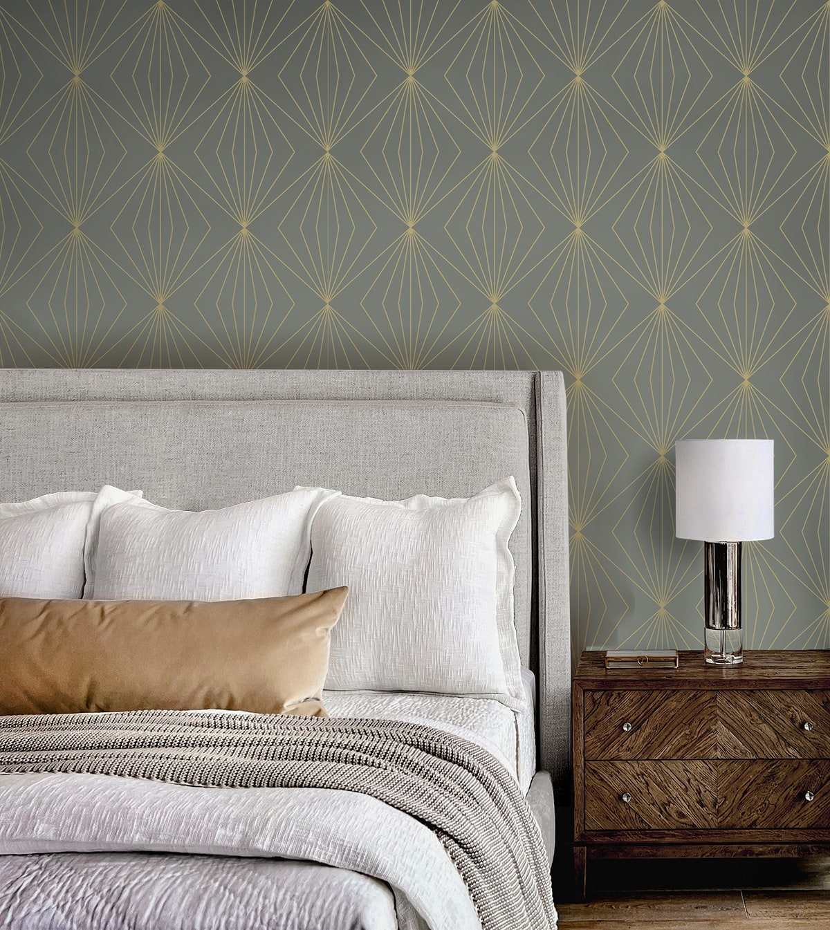 Gem Geometric Premium Peel and Stick Removable Wallpaper