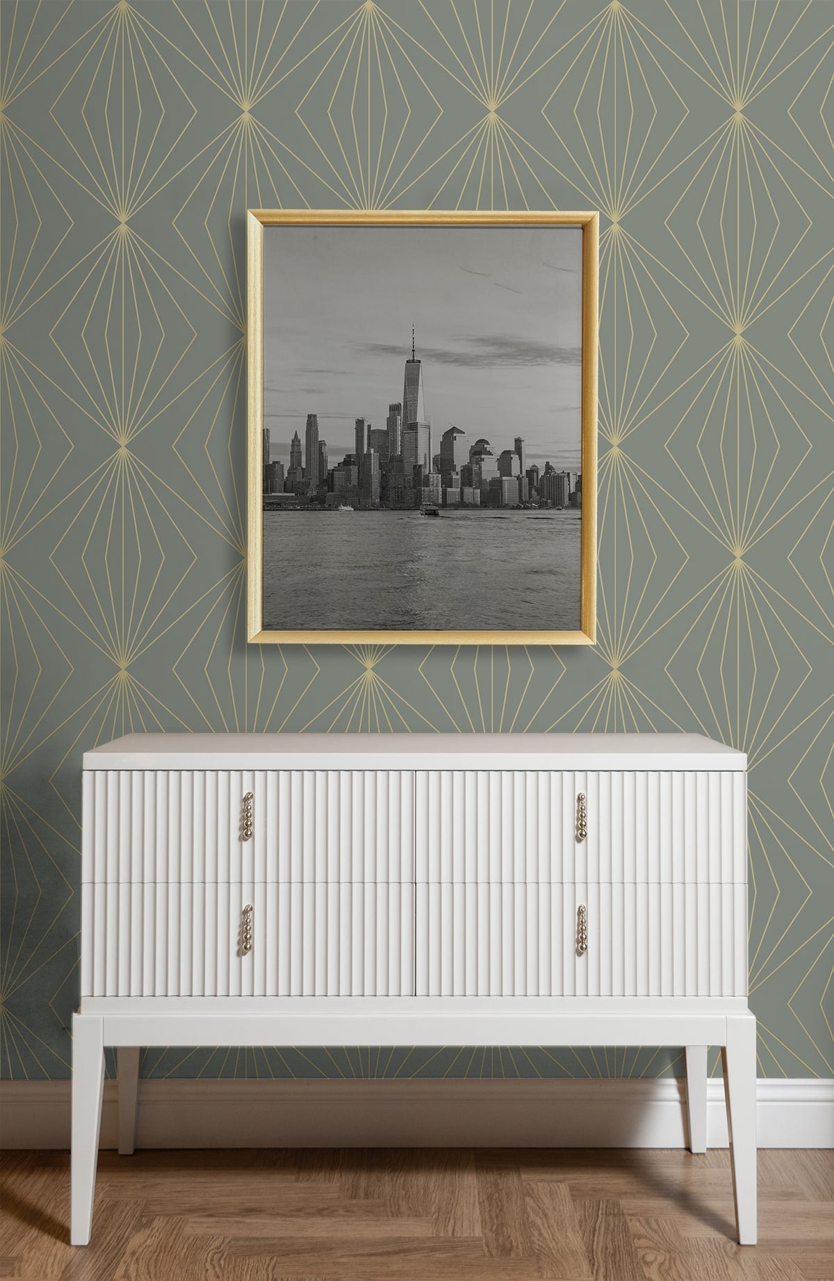 Gem Geometric Premium Peel and Stick Removable Wallpaper