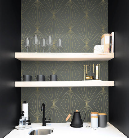 Gem Geometric Premium Peel and Stick Removable Wallpaper