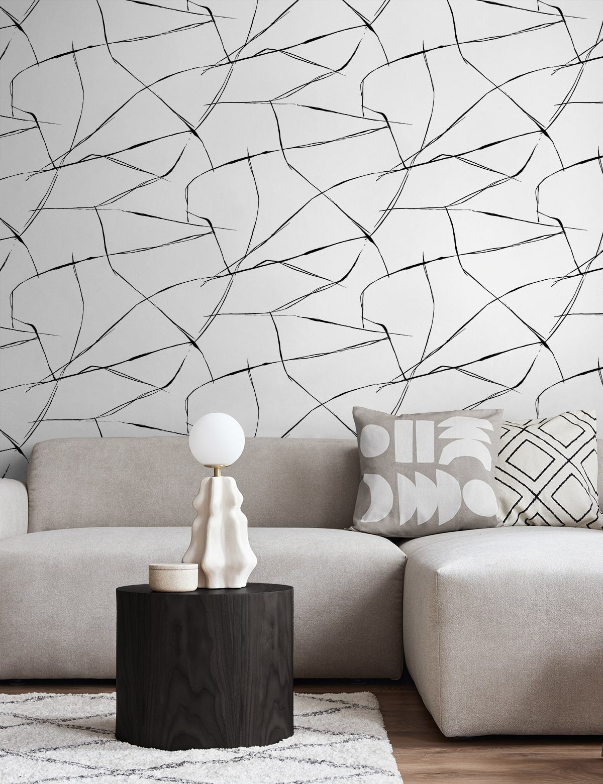 Inkwork Abstract Premium Peel and Stick Removable Wallpaper