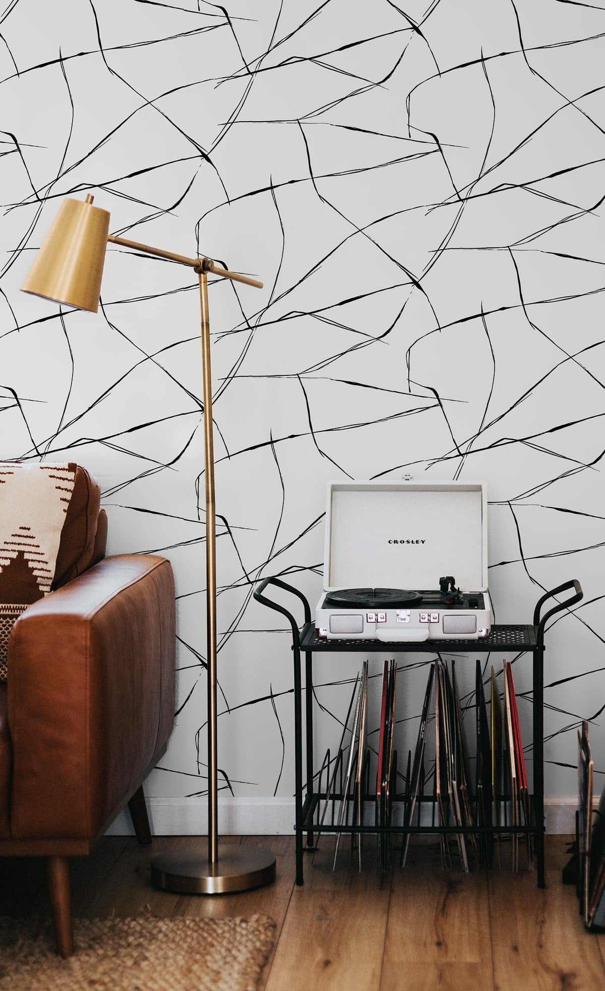 Inkwork Abstract Premium Peel and Stick Removable Wallpaper