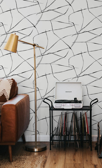 Inkwork Abstract Premium Peel and Stick Removable Wallpaper