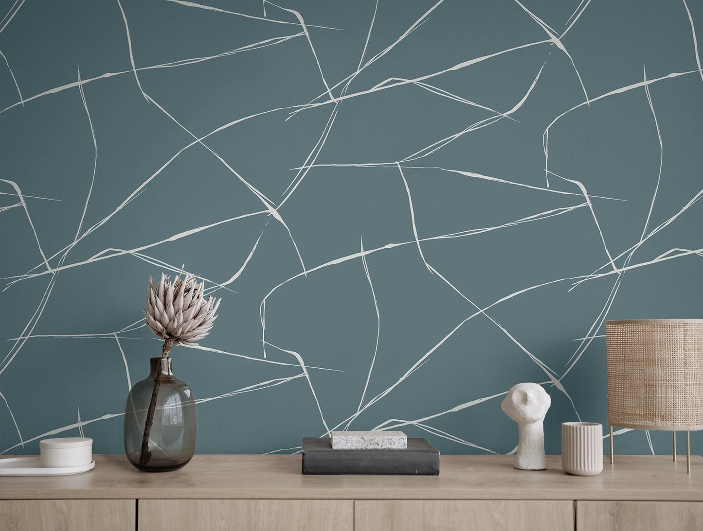 Inkwork Abstract Premium Peel and Stick Removable Wallpaper