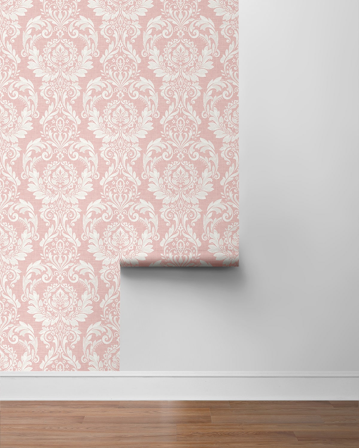 Cora Damask Peel and Stick Removable Wallpaper