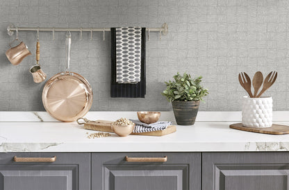 Organic Squares Geometric Premium Peel and Stick Removable Wallpaper