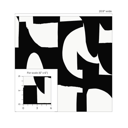 Organic Geometric Premium Peel and Stick Removable Wallpaper