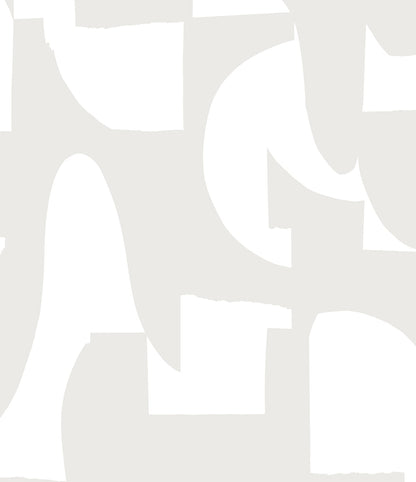 Organic Geometric Premium Peel and Stick Removable Wallpaper