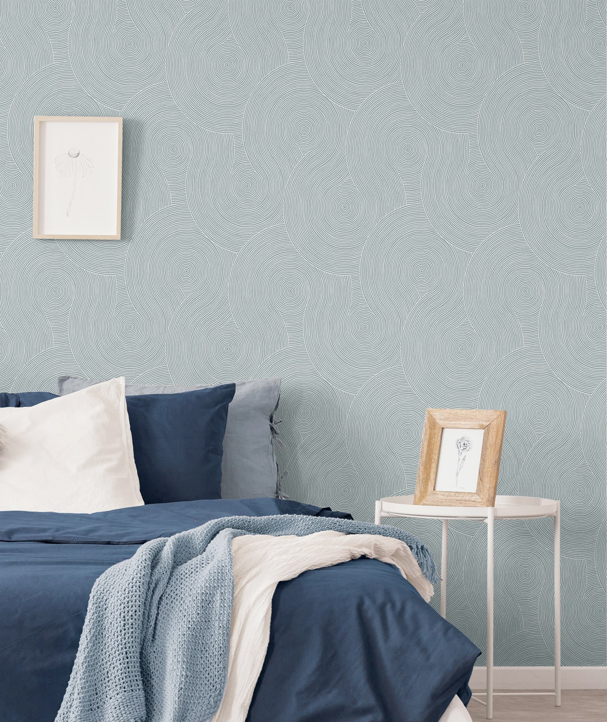 Swirl Geo Premium Peel and Stick Removable Wallpaper