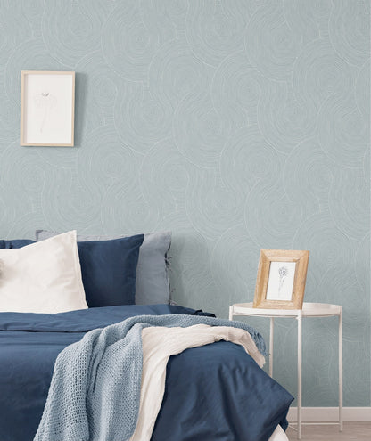Swirl Geo Premium Peel and Stick Removable Wallpaper