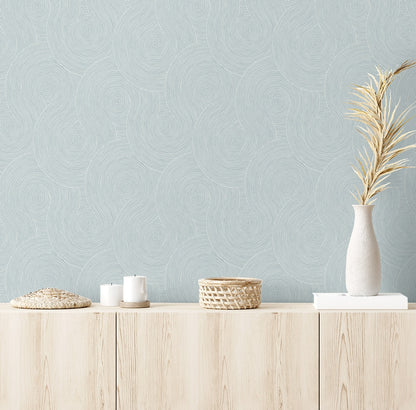Swirl Geo Premium Peel and Stick Removable Wallpaper