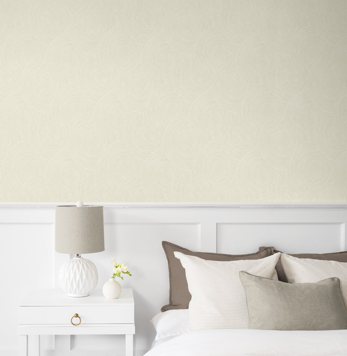 Swirl Geo Premium Peel and Stick Removable Wallpaper