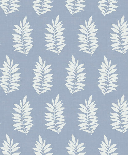 Pinnate Leaf Silhouette Premium Peel and Stick Removable Wallpaper