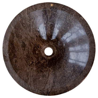 Narcist Brown Marble V-Shape Tapered Sink Polished (D)16" (H)6"