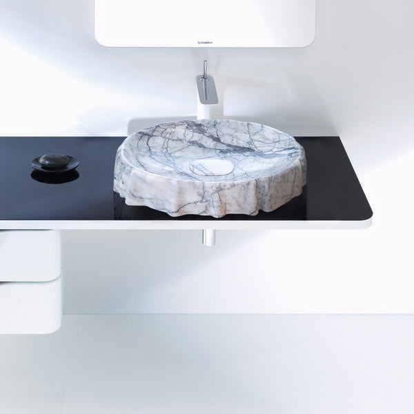 New York Marble Designer Above Vanity Bathroom Vessel Sink Polished ...