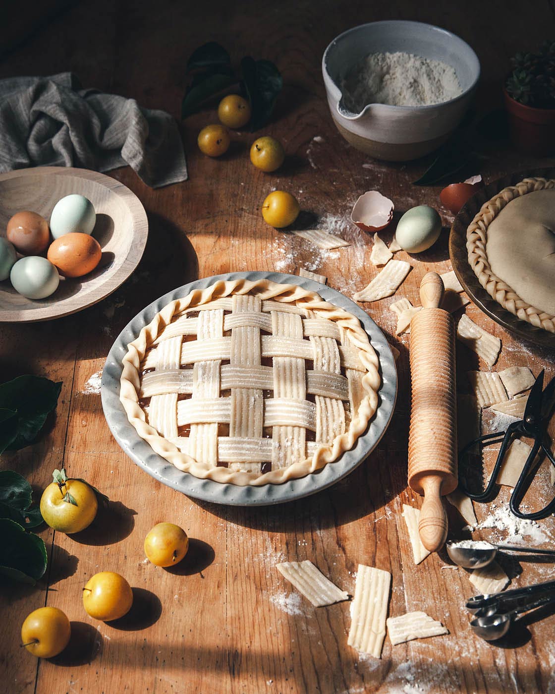 Agrarian Pie Dish - Stone