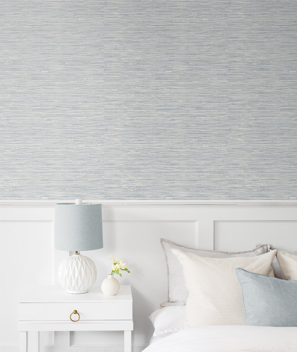 Southport Faux Grasscloth Prepasted Wallpaper