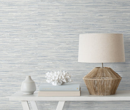 Southport Faux Grasscloth Prepasted Wallpaper