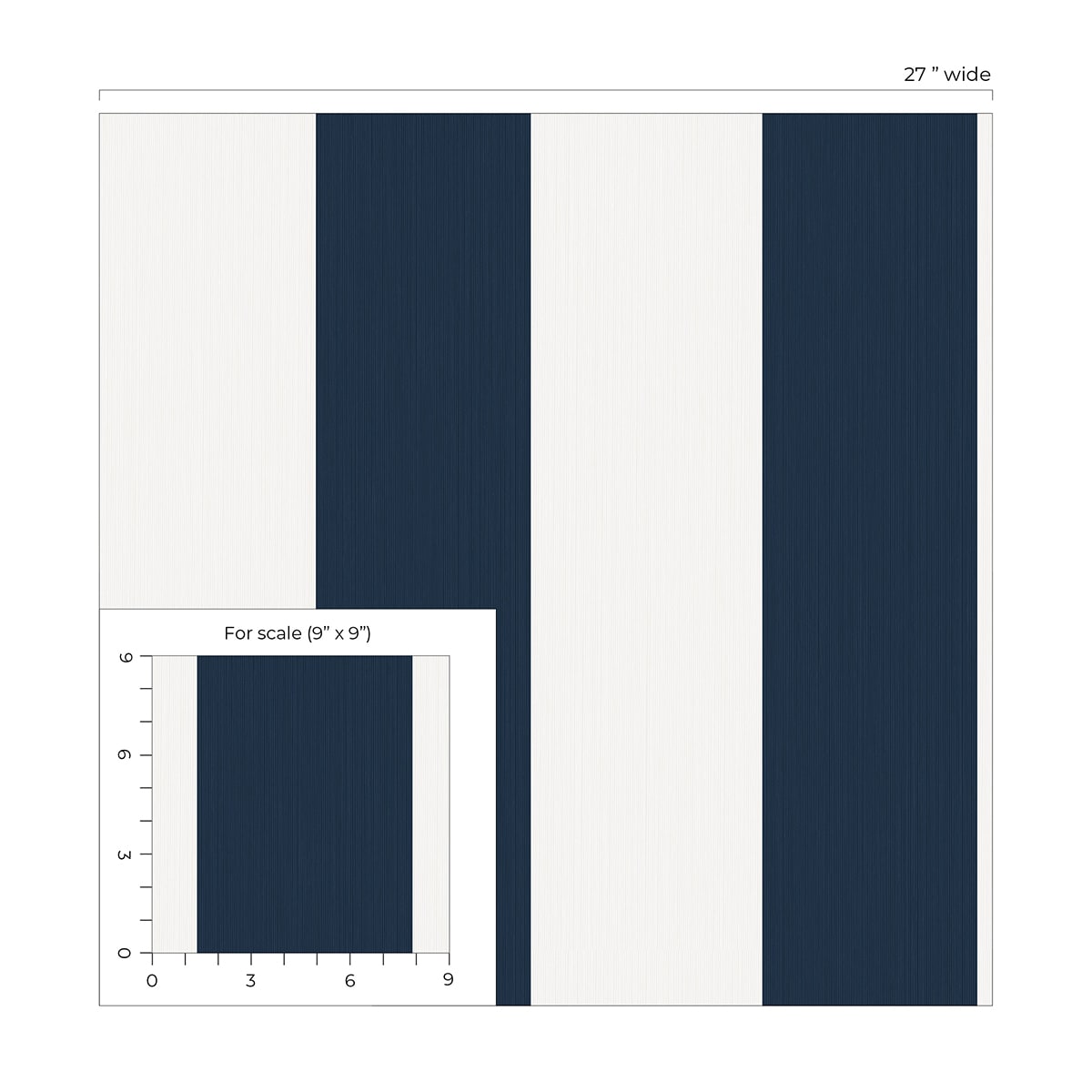 Summer House Dylan Striped Stringcloth Unpasted Wallpaper