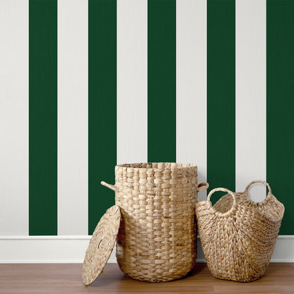 Summer House Dylan Striped Stringcloth Unpasted Wallpaper